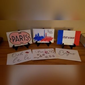 PARIS themed canvas BUNDLE